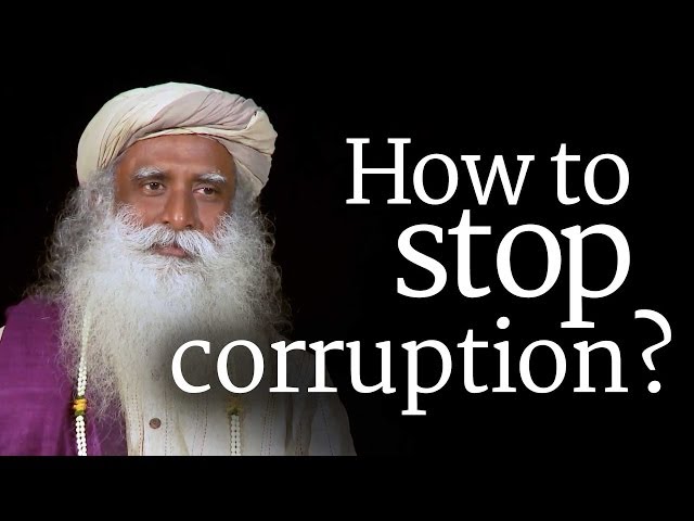 How to Stop Corruption? Sadhguru [Election 2014]