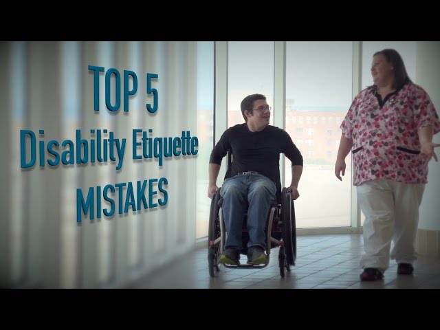 Top 5 - Mistakes dealing with disabled people