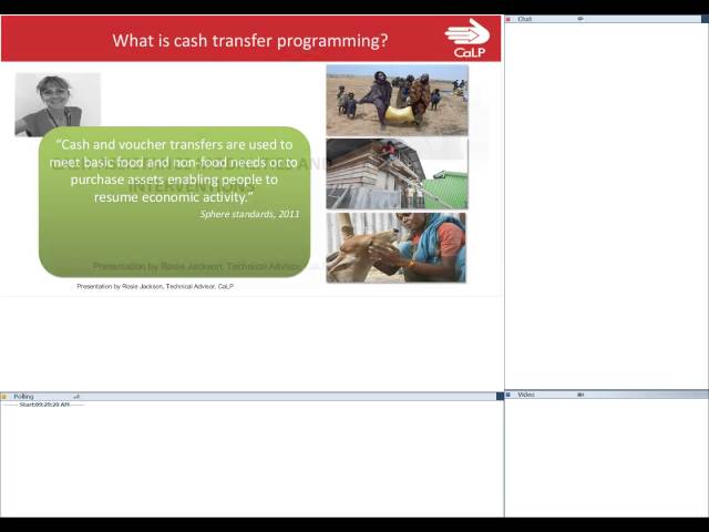 STAIT Webinar : Are Cash Transfers Transforming Humanitarian Assistance? 