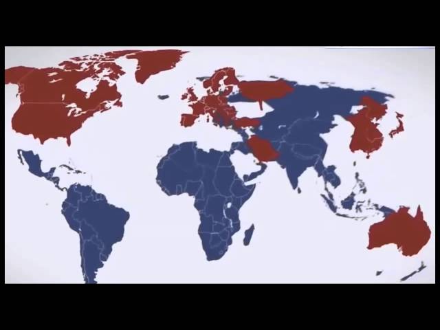 Die Verteilung des Reichtums auf der Welt.