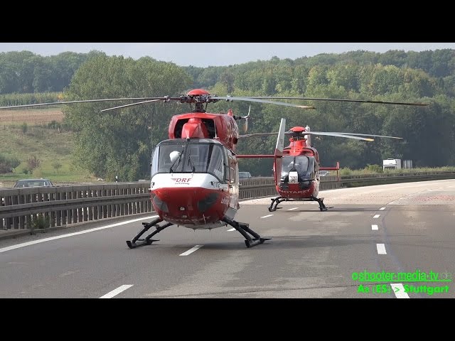 [Schrecklicher Unfall auf A8] | 5 VERLETZTE - 2 RETTUNGSHUBSCHRAUBER - VOLLSPERRUNG | [E]