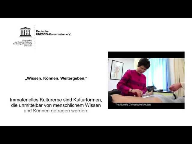 Immaterielles Kulturerbe - Wissen. Können. Weitergeben