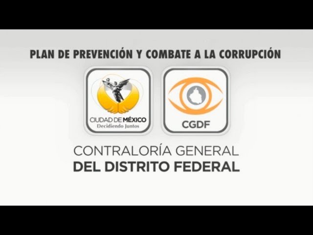 Plan de Prevención y Combate a la Corrupción - Contraloría General del Distrito Federal