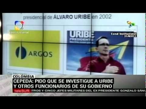 Colombia:piden investigar a Uribe por tráfico de influencias