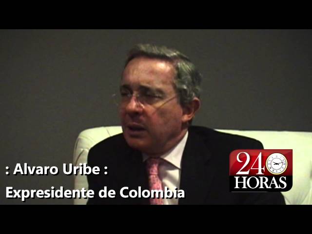 Alvaro Uribe: " Legalización de la drogas no elimina la criminalidad" (Segunda y última parte).