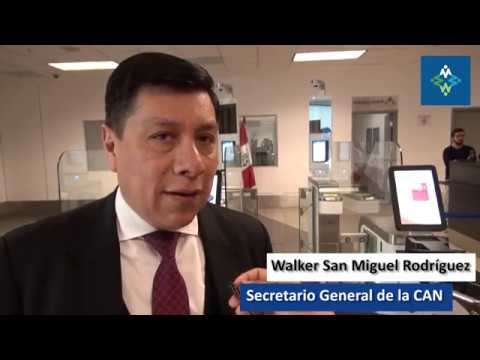 CAN destaca implementación en el Perú de la Tarjeta Andina de Migración Virtual