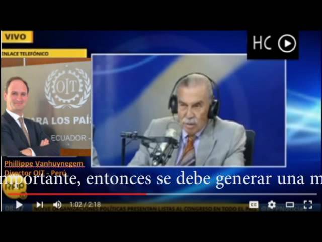 Crecimiento Verde: Director de la OIT para los Países Andinos en RPP