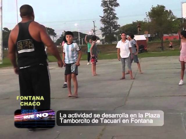 FONTANA / CHACO: EL DEPORTE COMO CONTENCIÓN SOCIAL A SECTORES EN RIESGO