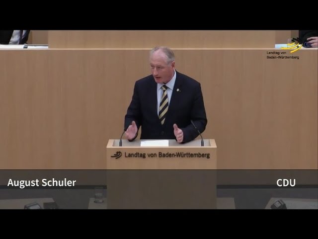 August Schuler MdL: "Hochwasser und Starkregen: Schutz und Prävention sind wichtig!"