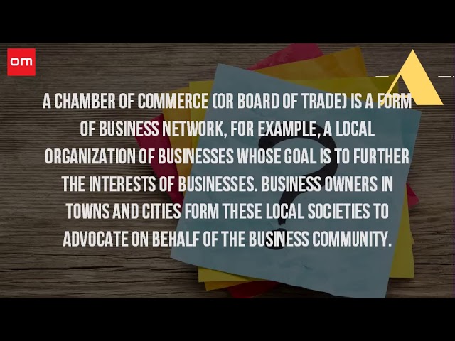 What Is The Chamber Of Commerce And Industry