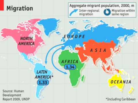 Tracking World Migration | The Economist