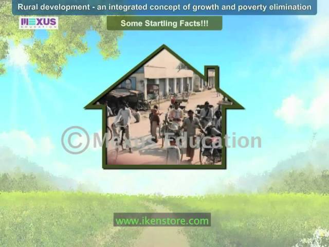 Rural Development- An Integrated Concept of Growth and Poverty Elimination