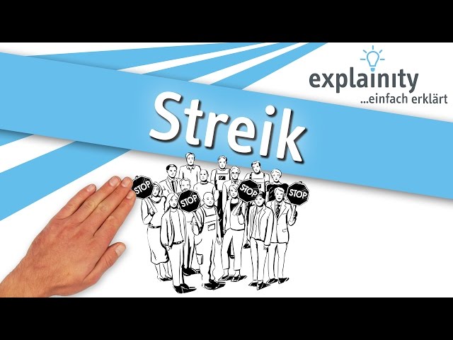 Streik einfach erklärt (explainity® Erklärvideo)