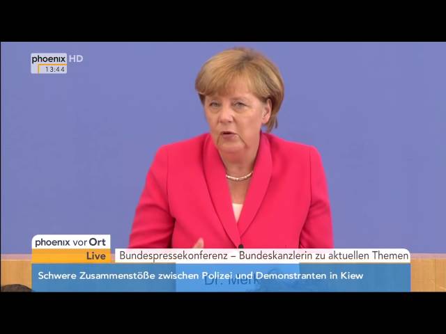 Flüchtlingspolitik: "Wir schaffen das"-Statement von Angela Merkel am 31.08.2015